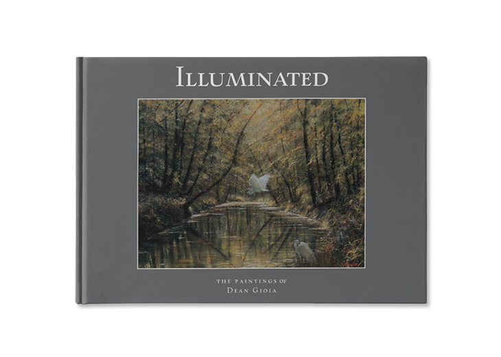 Dean Gioia Illuminated A book cover with an image of trees and water.