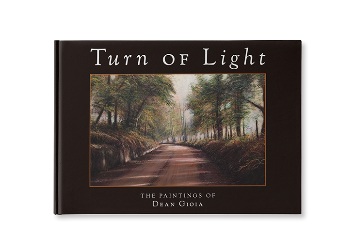 A book cover with an image of trees and road.